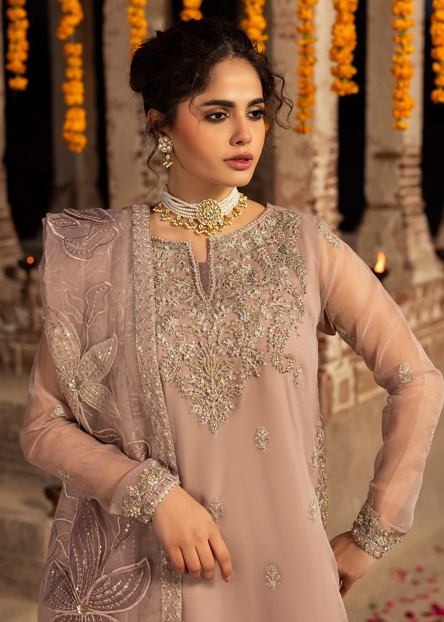 2578A - Classic Embroidered Formal - Zarqun Premium
