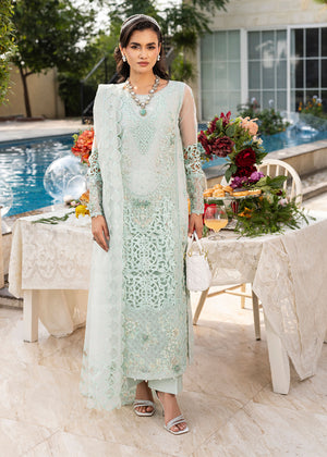 2556A - Embroidered 3Pc Dress - Zarqun Premium