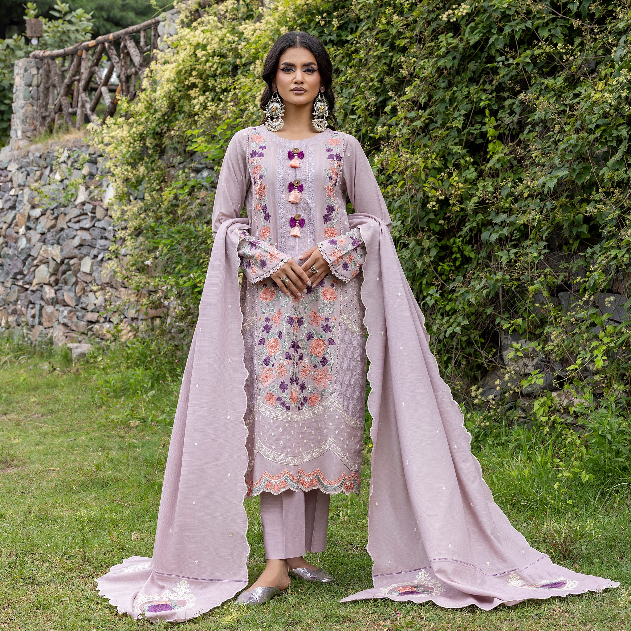 2590A - Winter Khaddar Suit - Zarqun Premium