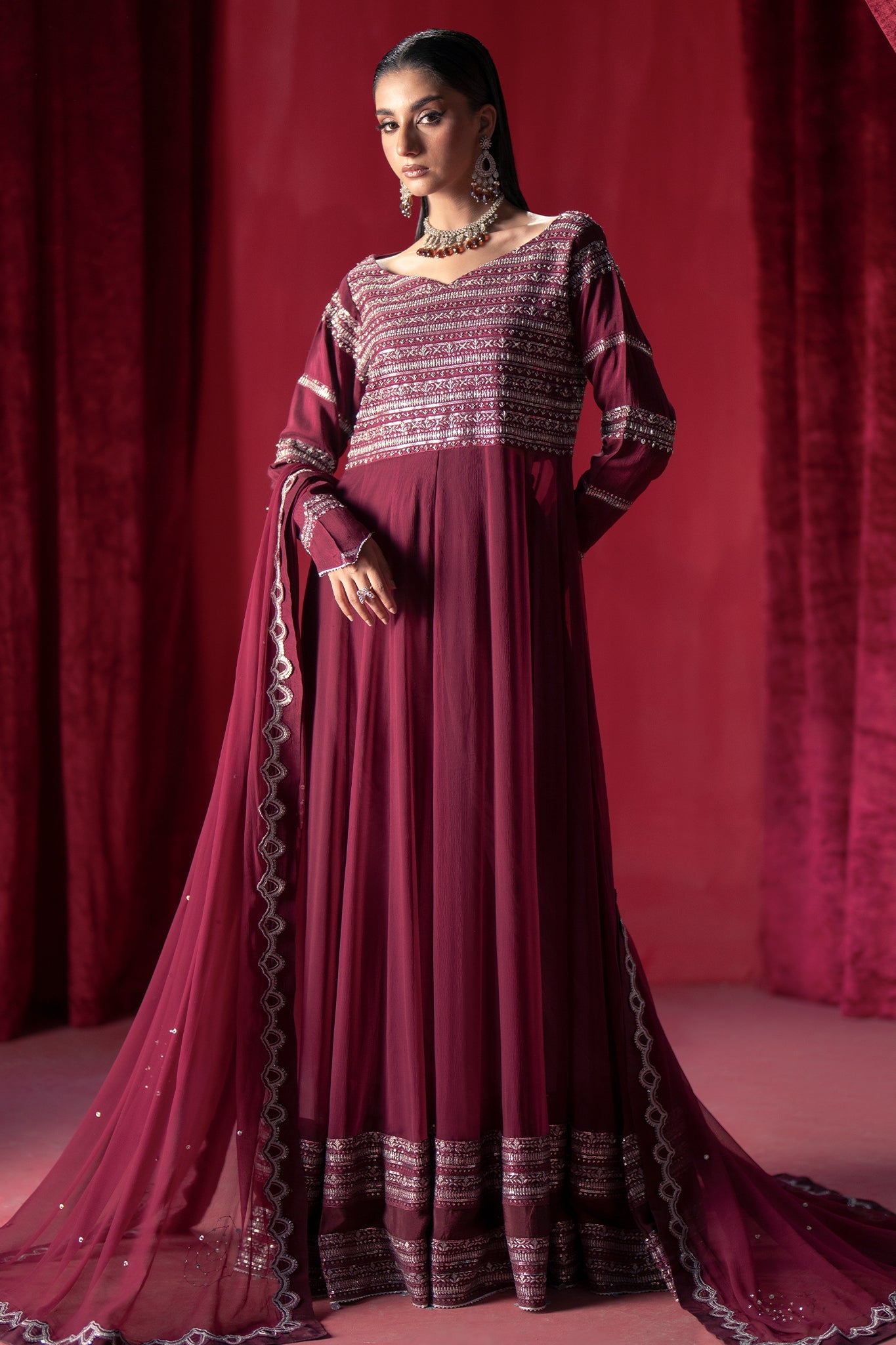 2438A - Velvet Formal Suit - Zarqun Premium