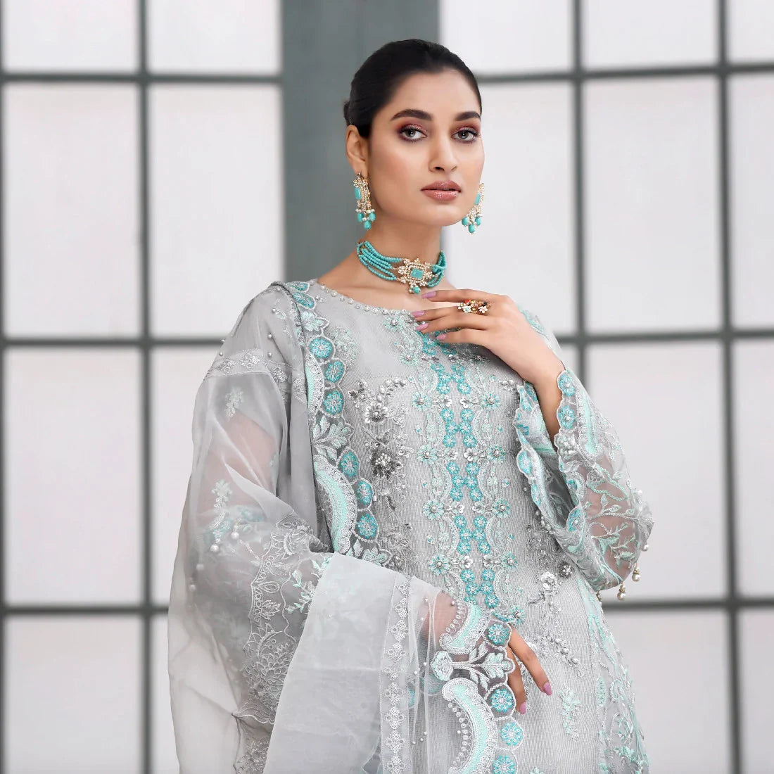 2226A - Vibrant Formal Wear - Zarqun Premium