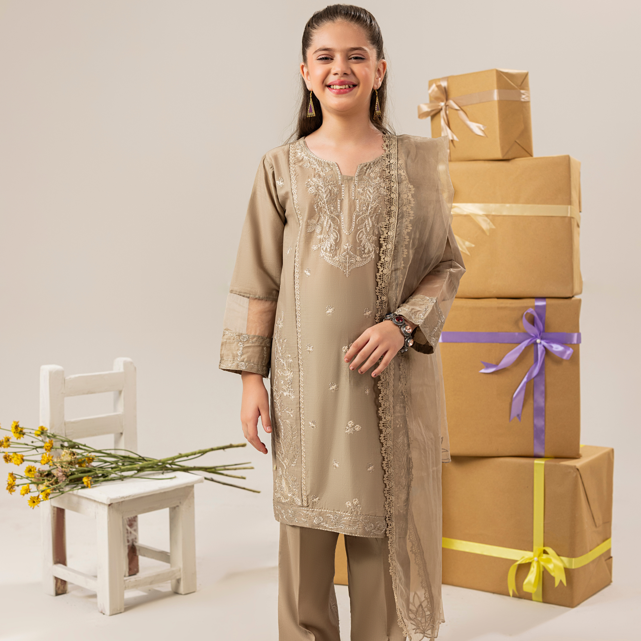 K2541A - Kids Formal Wear - Zarqun Premium