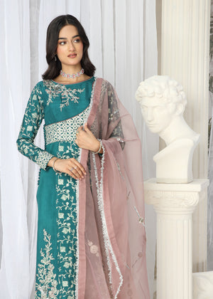 2467A - Korean Silk Suit - Zarqun Premium