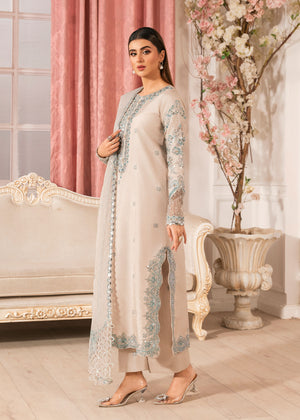 2534A - Embroidered 3Pc Dress - Zarqun Premium
