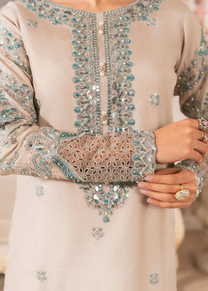 2534A - Embroidered 3Pc Dress - Zarqun Premium