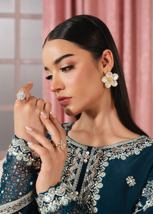 2534B - Embroidered 3Pc Dress - Zarqun Premium