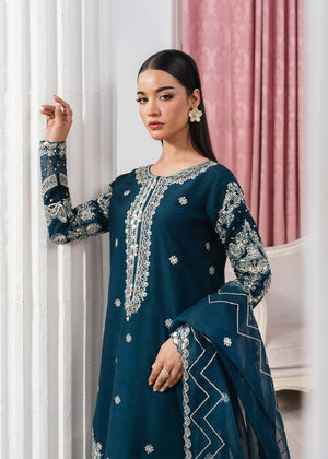 2534B - Embroidered 3Pc Dress - Zarqun Premium