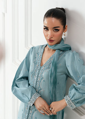2533B - Embroidered 3Pc Dress - Zarqun Premium