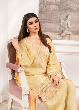 2533A - Embroidered 3Pc Dress - Zarqun Premium