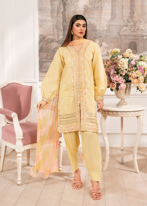 2533A - Embroidered 3Pc Dress - Zarqun Premium