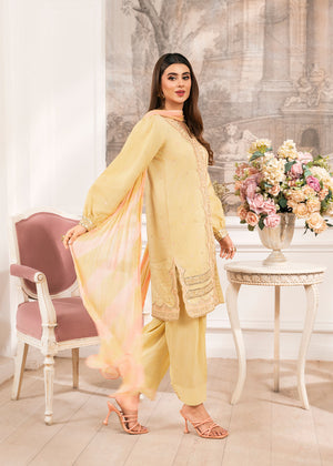 2533A - Embroidered 3Pc Dress - Zarqun Premium