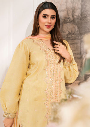 2533A - Embroidered 3Pc Dress - Zarqun Premium
