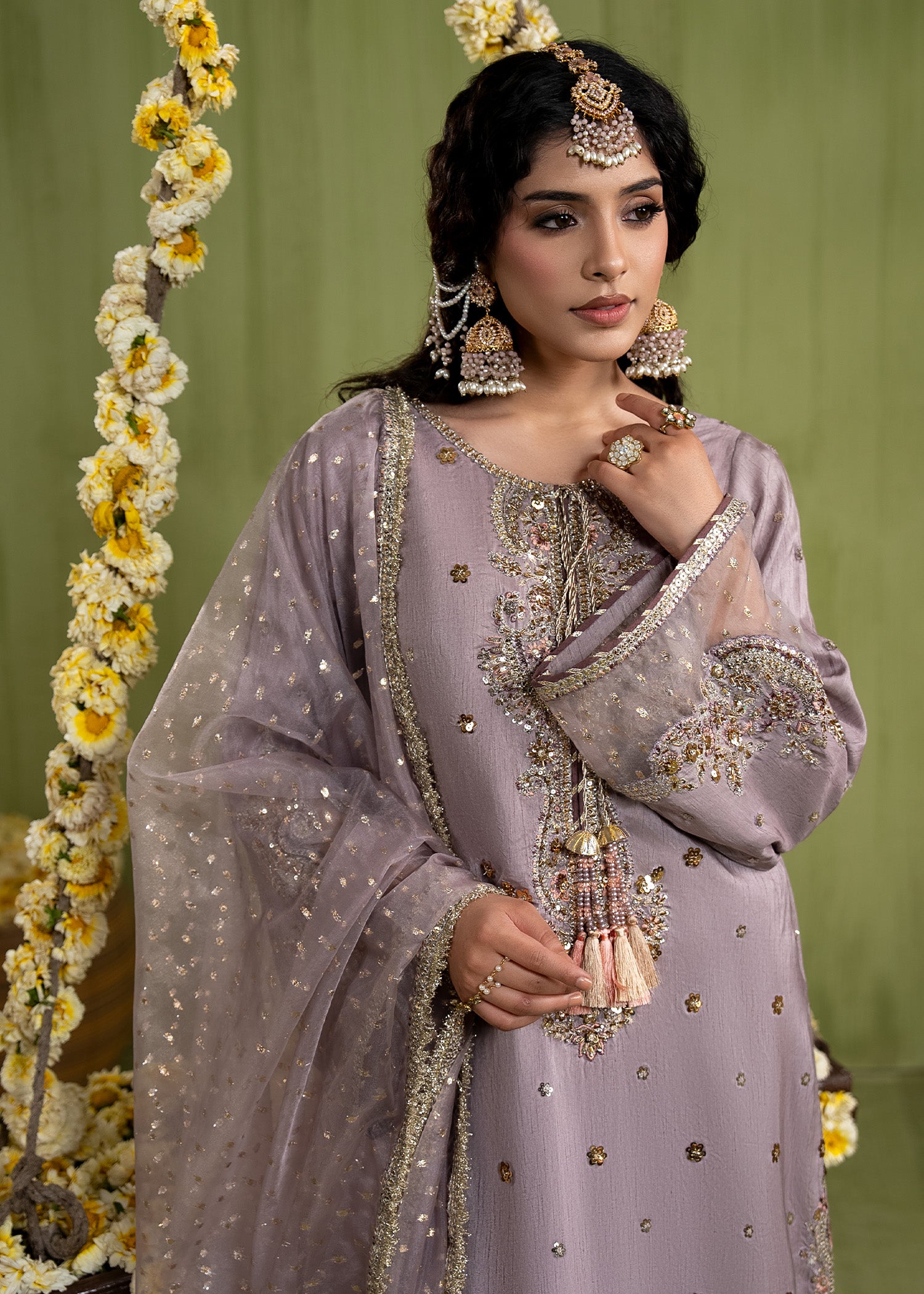 2610A - Raw Silk Eid Suit - Zarqun Premium