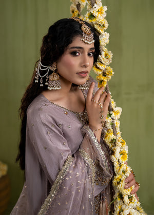 2610A - Raw Silk Eid Suit - Zarqun Premium