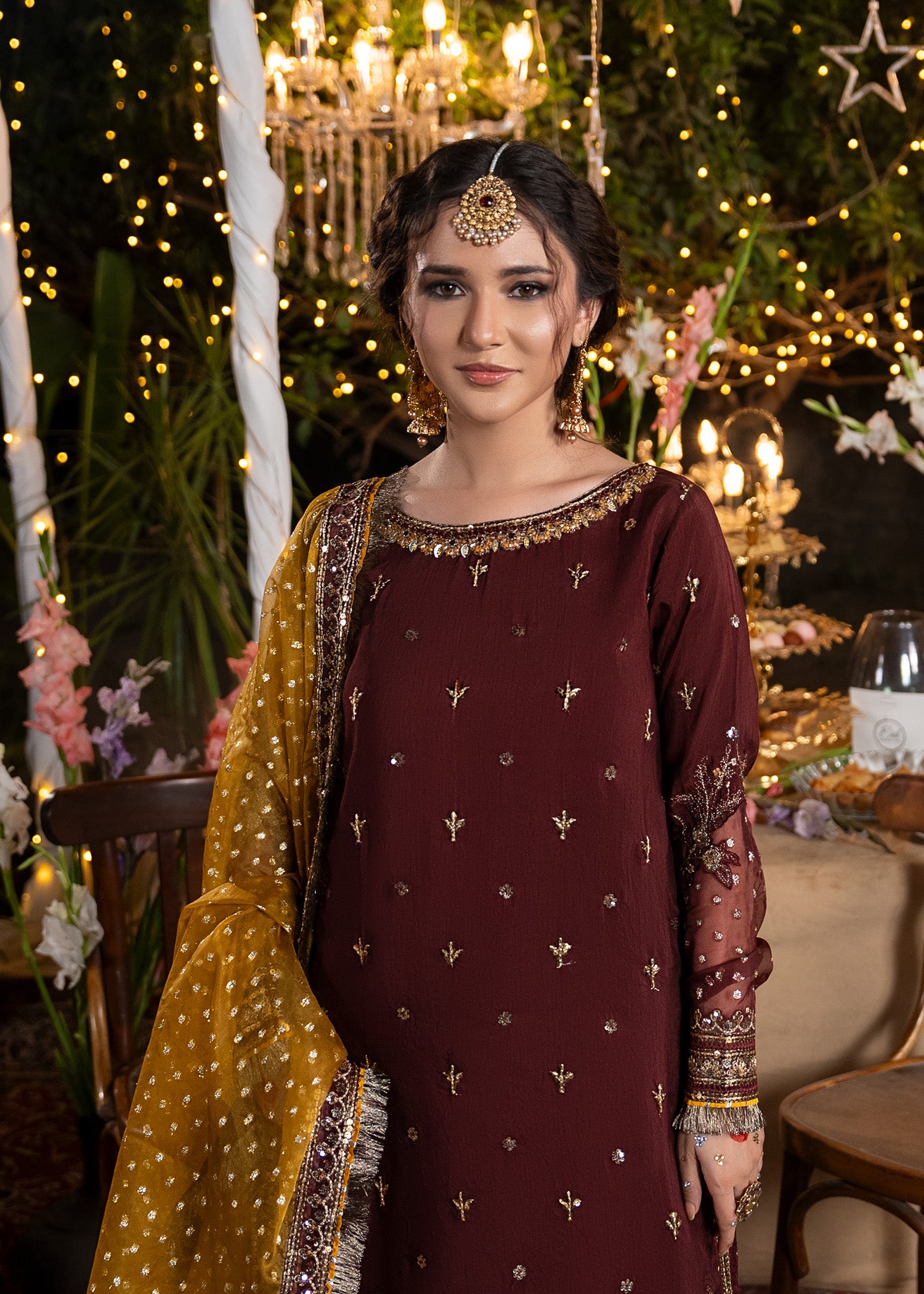 2611A - Raw Silk Eid Suit - Zarqun Premium