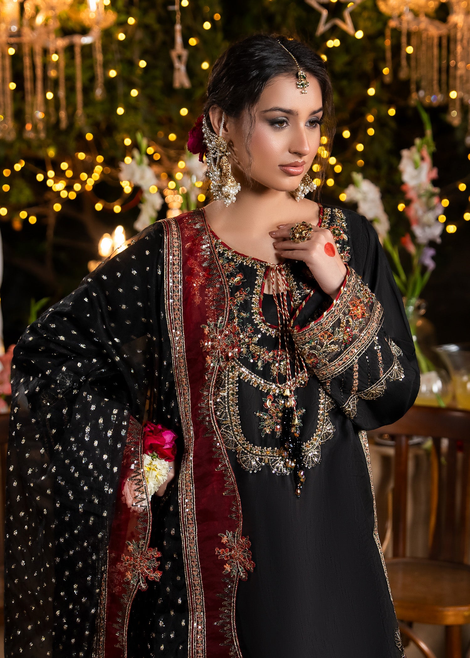 2612B - Raw Silk Eid Suit - Zarqun Premium