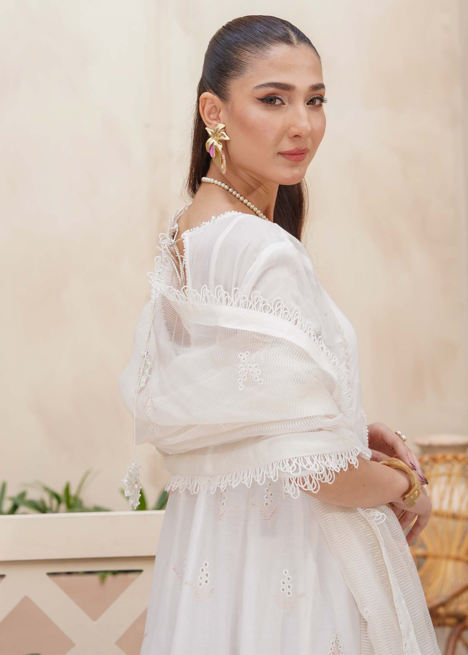 2512 - Embroidered 3Pc Dress - Zarqun Premium
