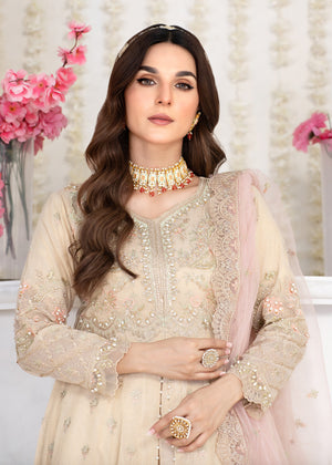 2341B - Embroidered Formal Dress - Zarqun Premium