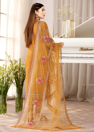 2321B - Embroidered Formal Dress - Zarqun Premium