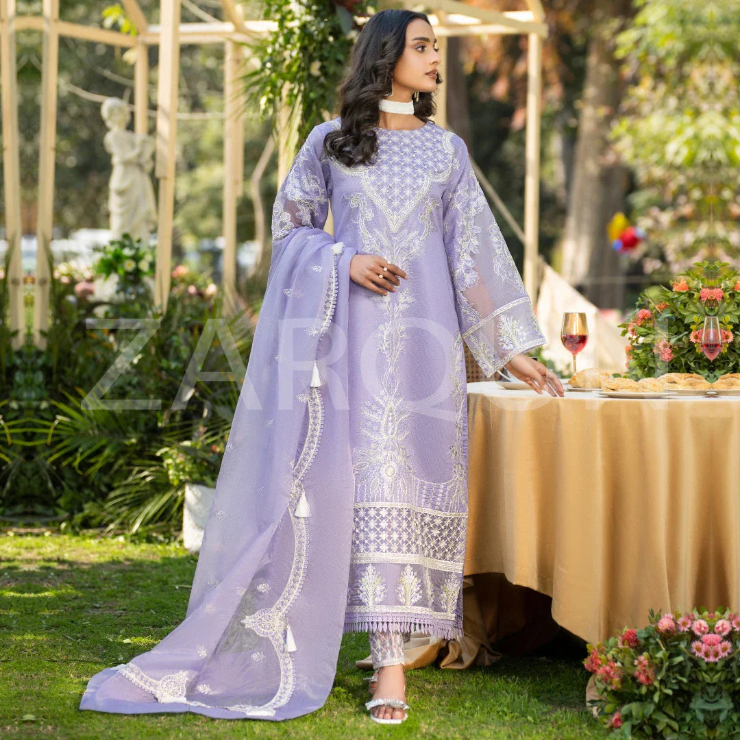 2416B - Luxury Pret Suit - Zarqun Premium