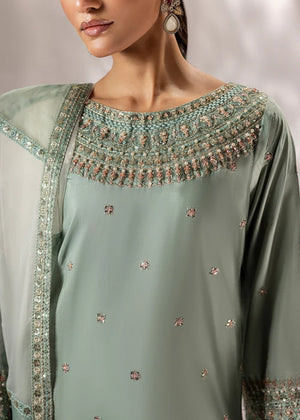 2527C - Embroidered 3Pc Dress - Zarqun Premium