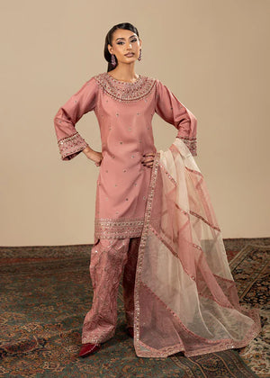 2527D - Embroidered 3Pc Dress - Zarqun Premium