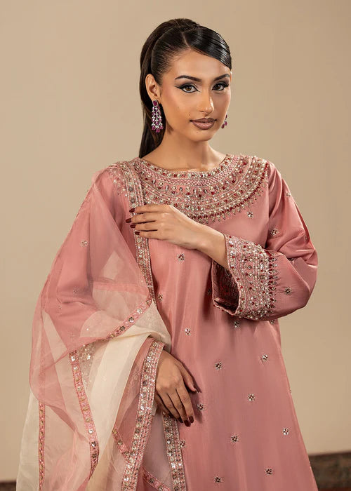 2527D - Embroidered 3Pc Dress - Zarqun Premium