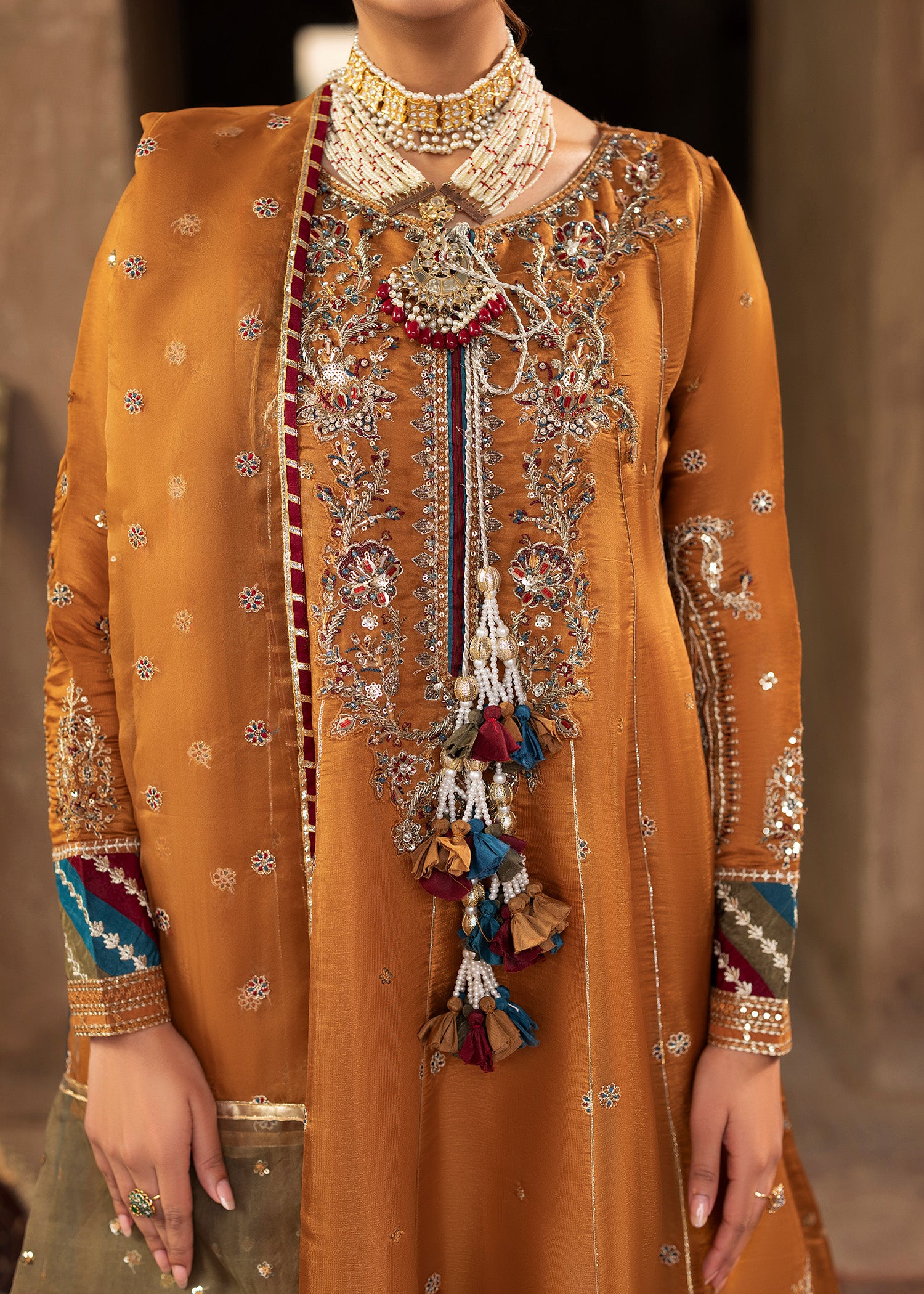 2577A - Classic Embroidered Formal - Zarqun Premium