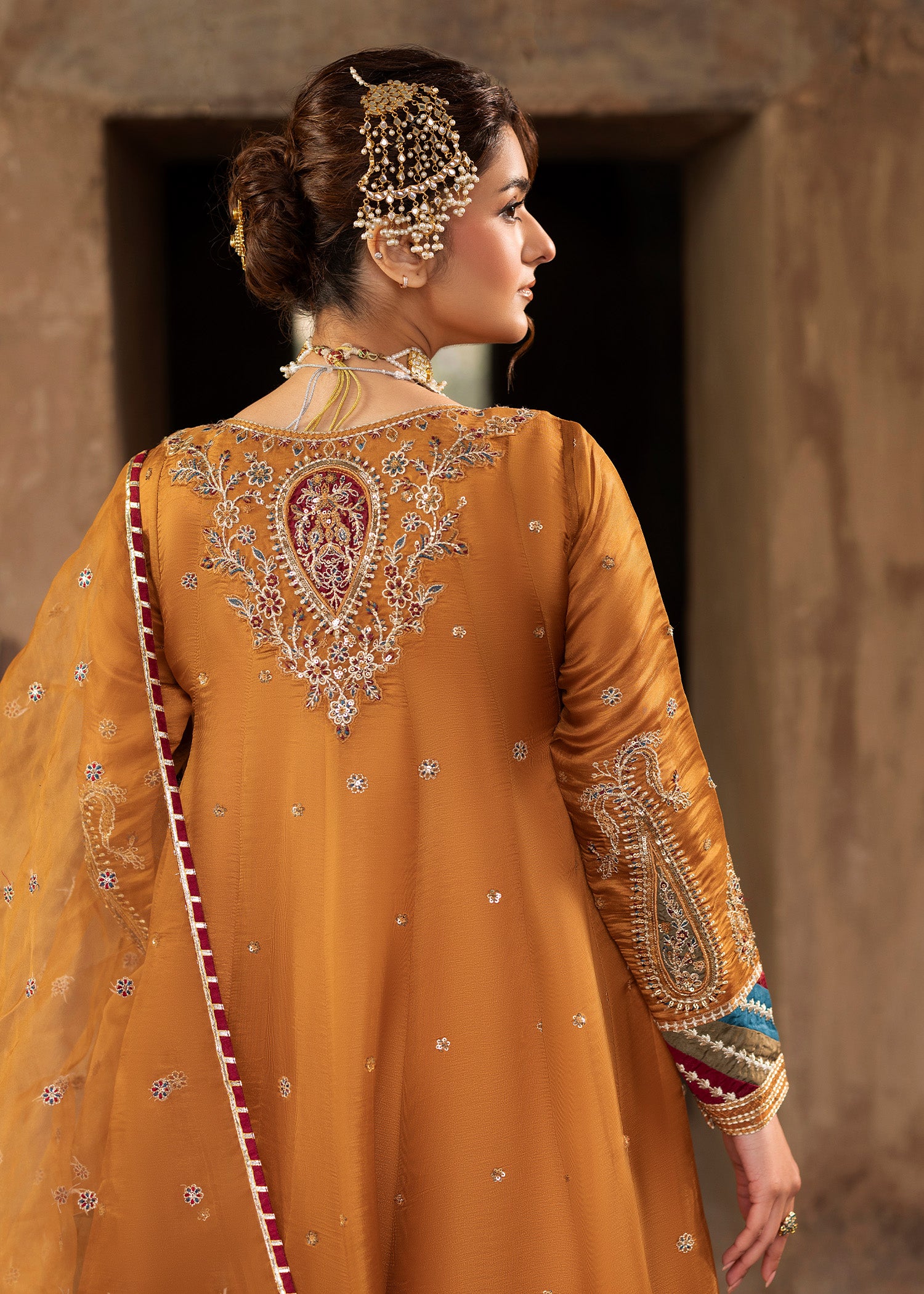 2577A - Classic Embroidered Formal - Zarqun Premium