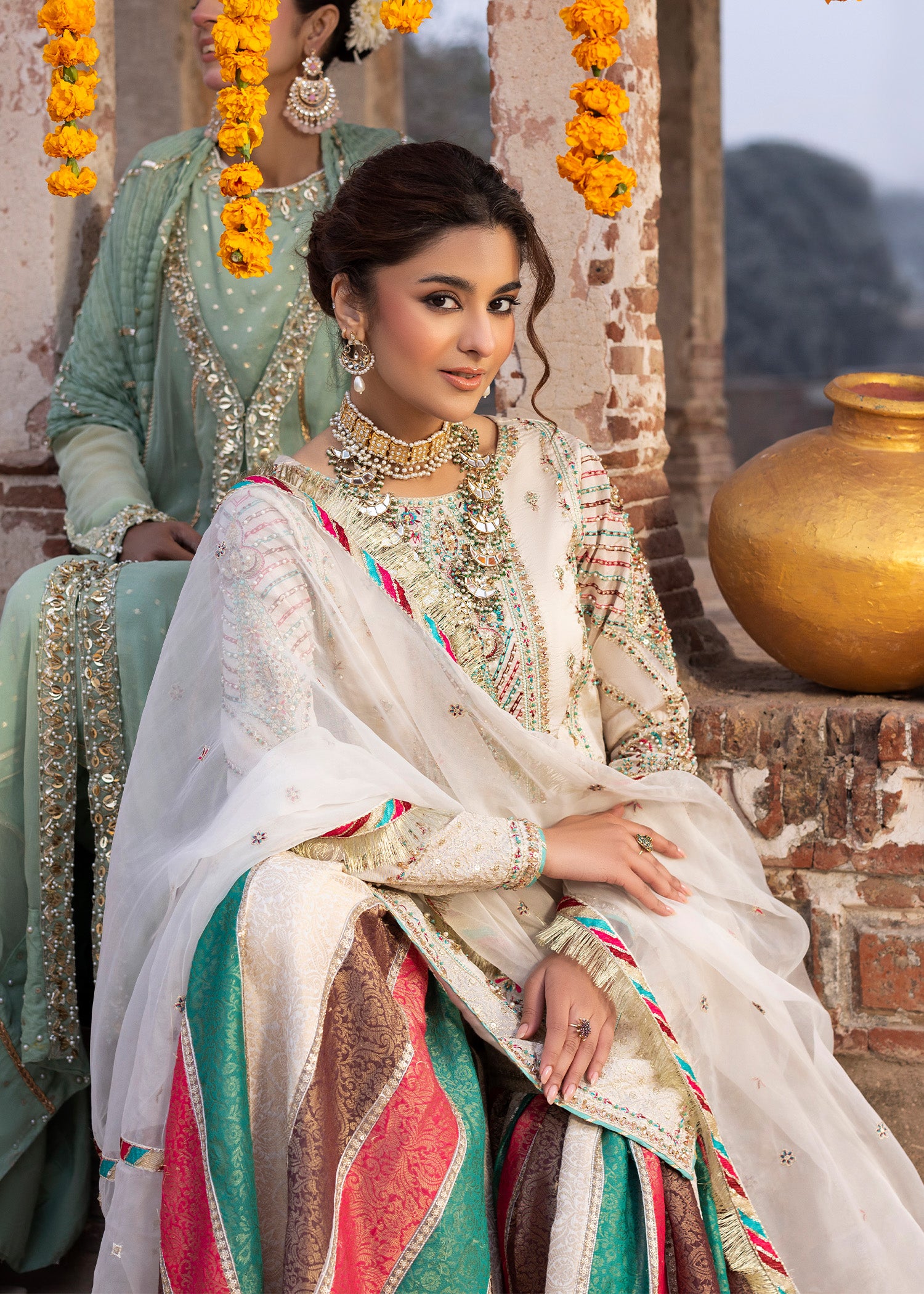 2581B - Classic Embroidered Formal - Zarqun Premium