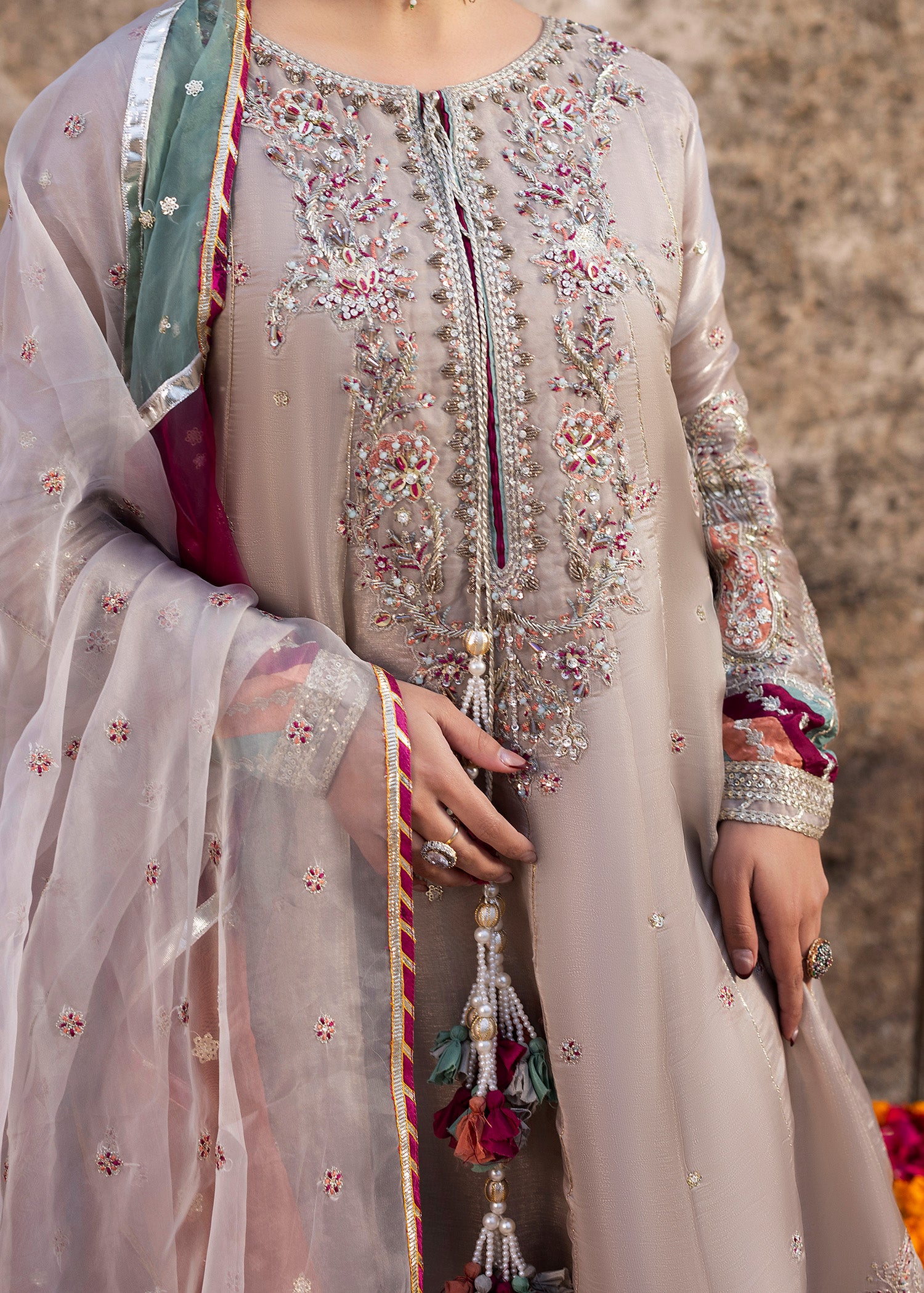 2577B - Classic Embroidered Formal - Zarqun Premium