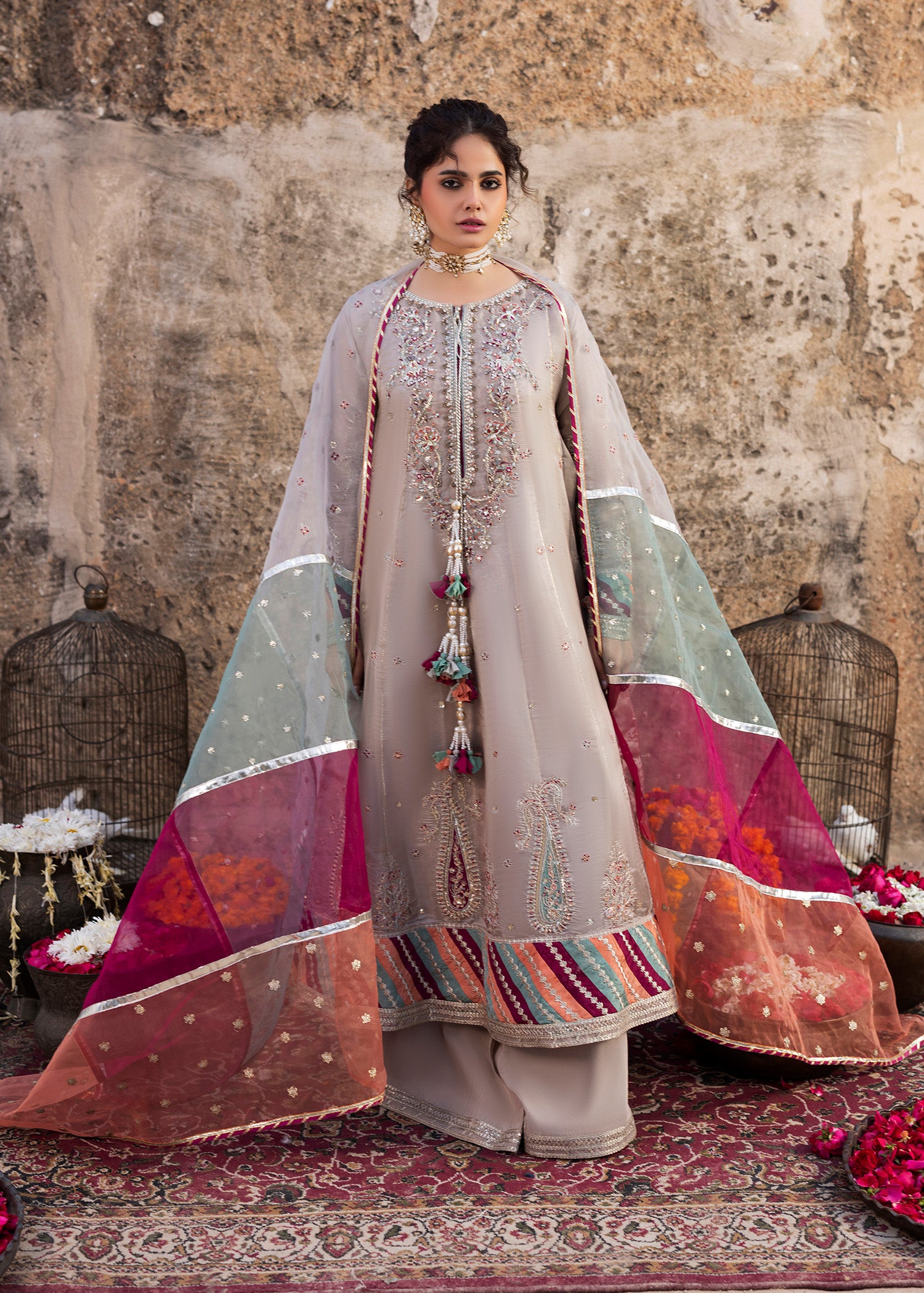2577B - Classic Embroidered Formal - Zarqun Premium