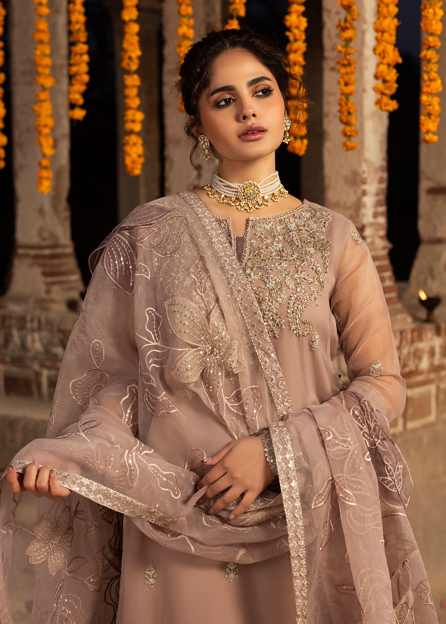 2578A - Classic Embroidered Formal - Zarqun Premium