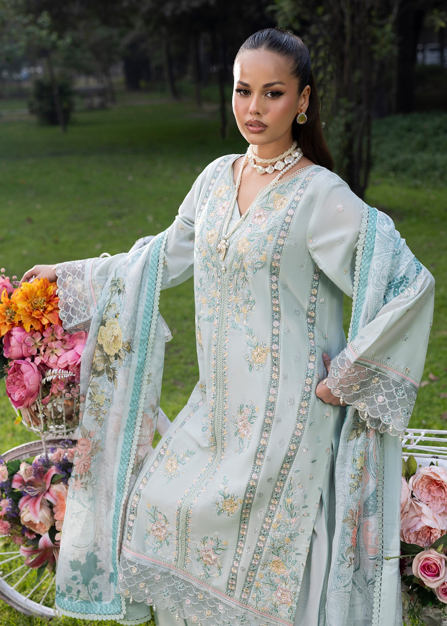 2615A - Summer Formal Wear - Zarqun Premium