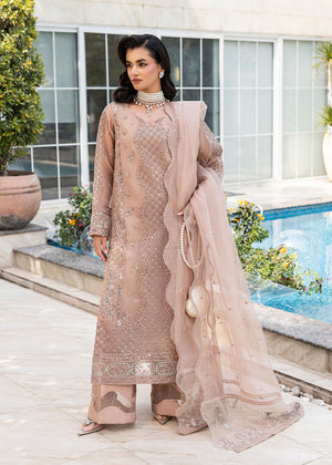2554B - Embroidered 3Pc Dress - Zarqun Premium