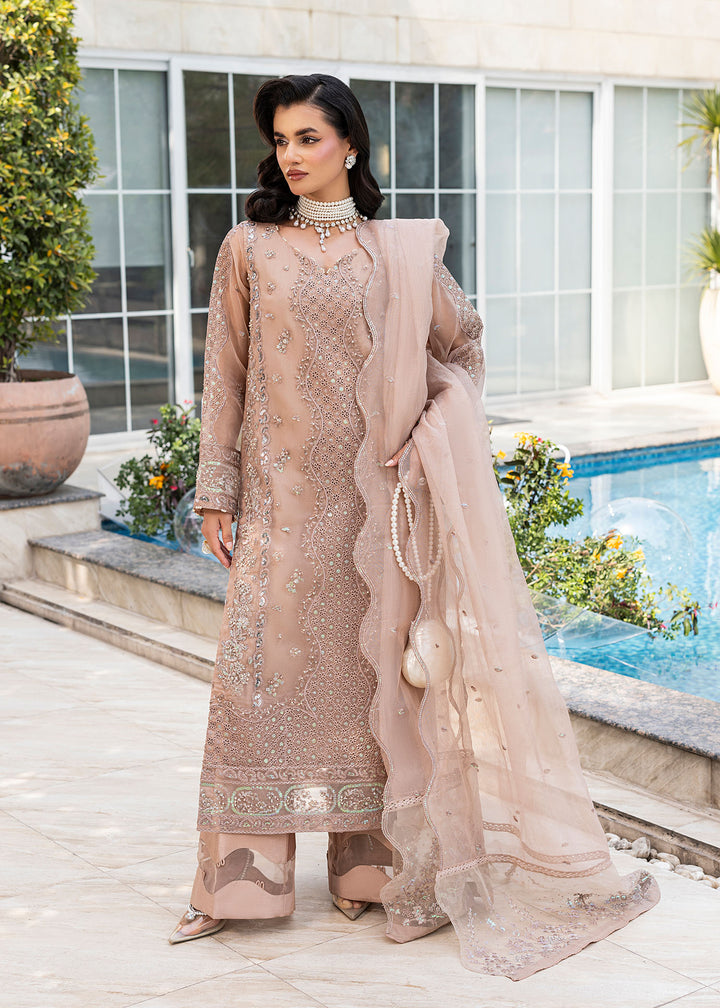 2554B - Embroidered 3Pc Dress - Zarqun Premium
