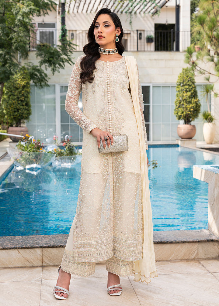 2552A - Embroidered 3Pc Dress - Zarqun Premium