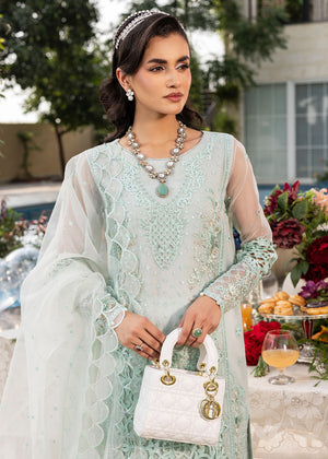 2556A - Embroidered 3Pc Dress - Zarqun Premium