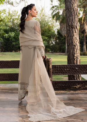 2554A - Embroidered 3Pc Dress - Zarqun Premium