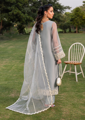 2553B - Embroidered 3Pc Dress - Zarqun Premium