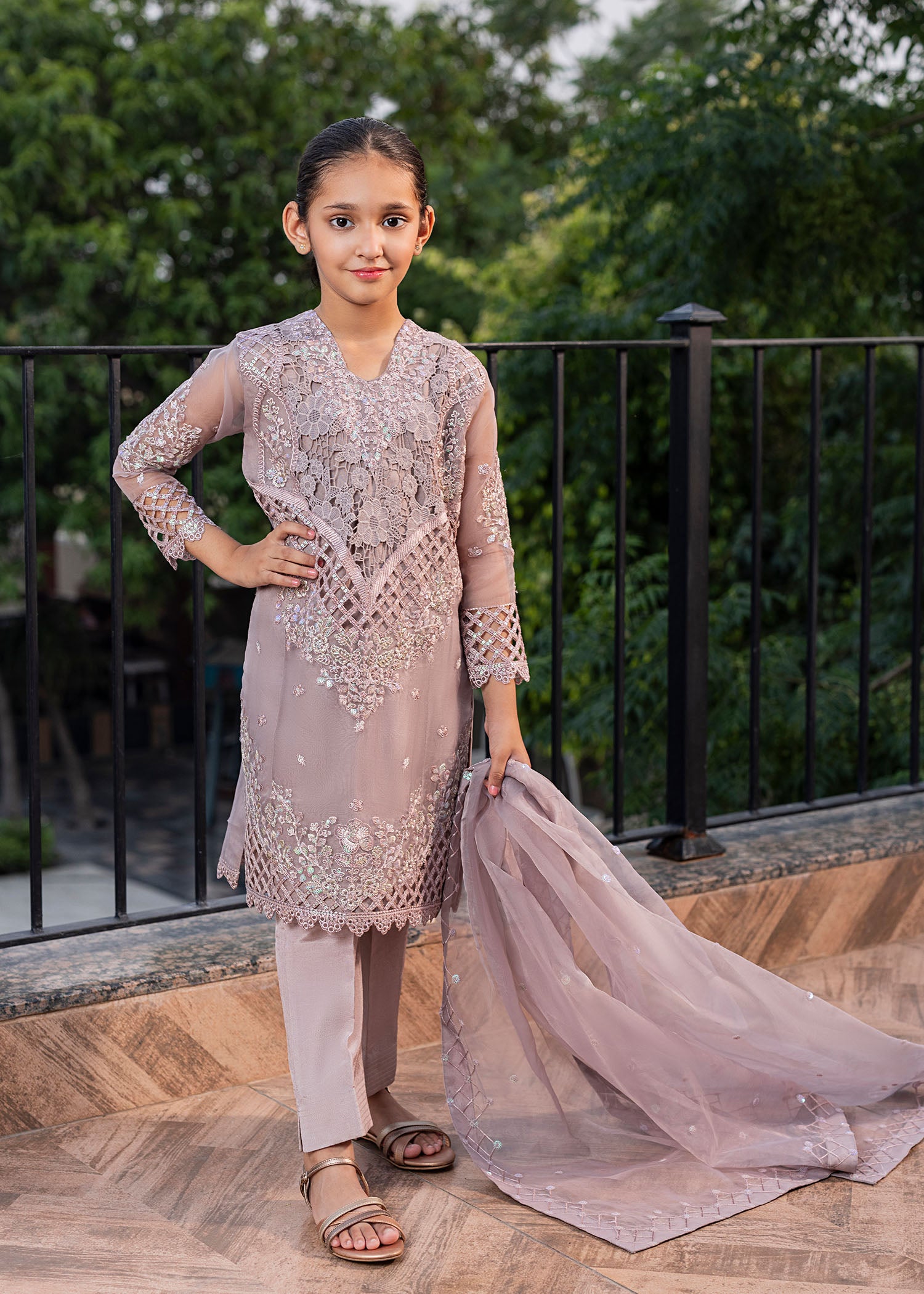 K2555A - Kids Formal Wear - Zarqun Premium