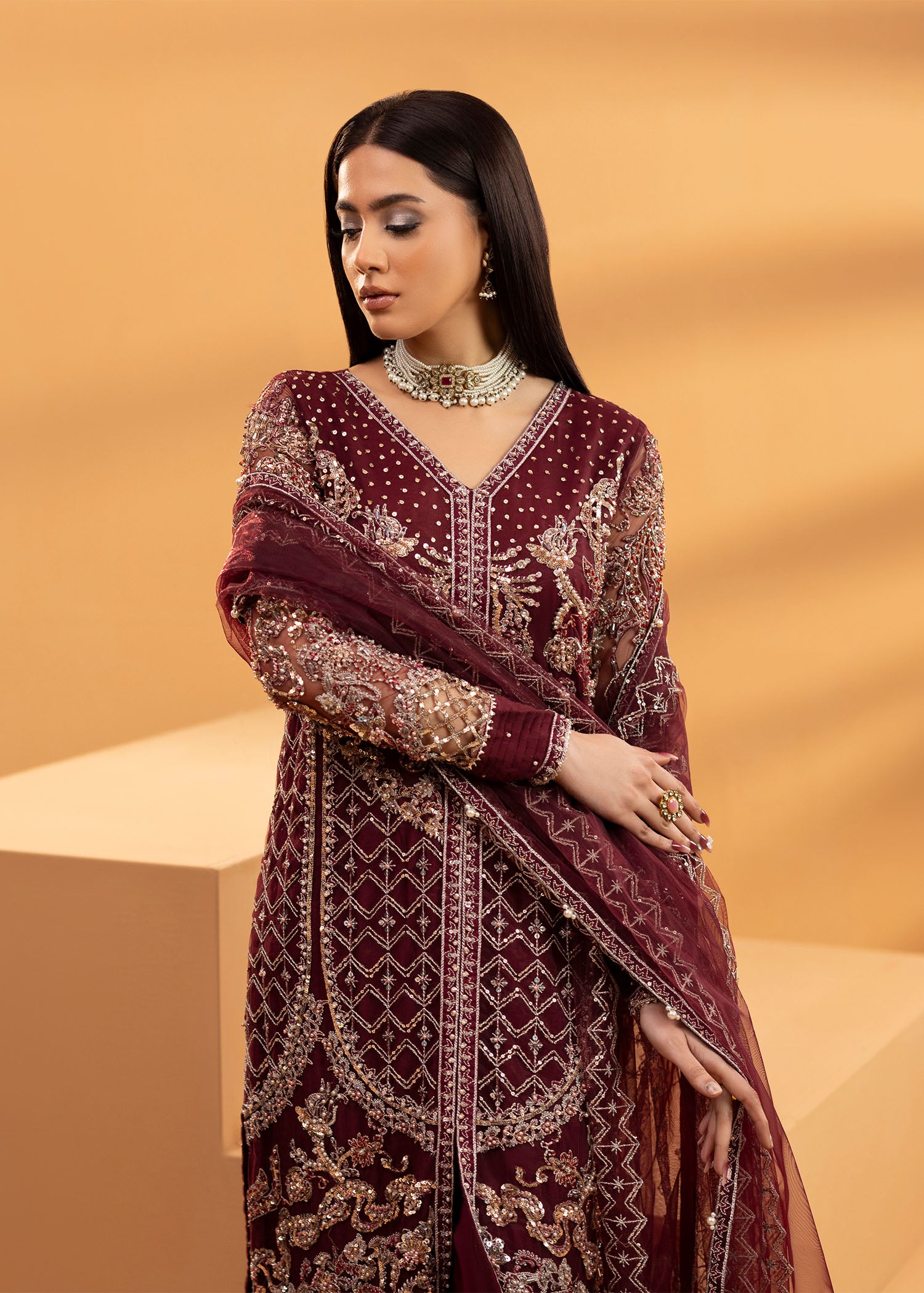 2557B - Modern Formal Suit - Zarqun Premium