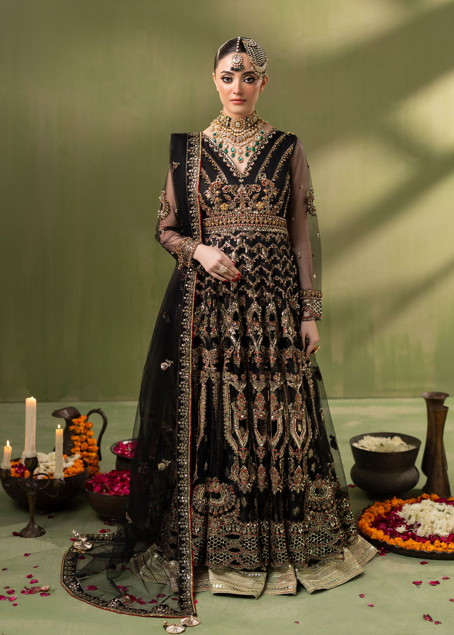 2559B - Dreamy Embellished Formal - Zarqun Premium