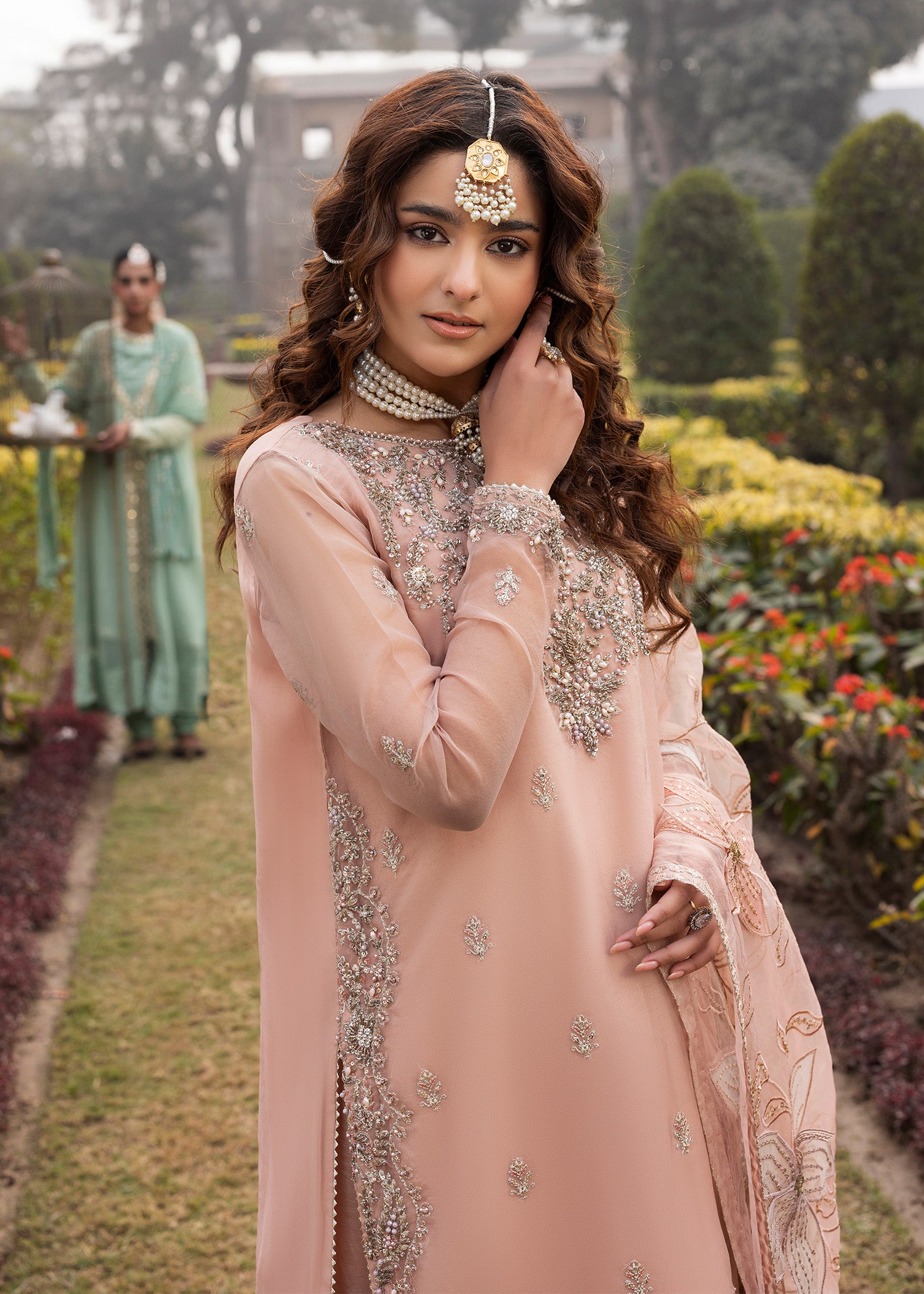2578B - Classic Embroidered Formal - Zarqun Premium