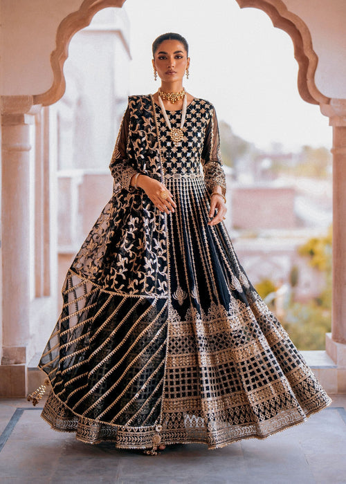 2451A - Embroidered Formal Maxi - Zarqun Premium