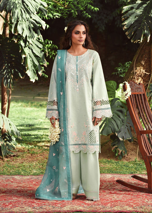 2550A - Embroidered 3Pc Dress - Zarqun Premium