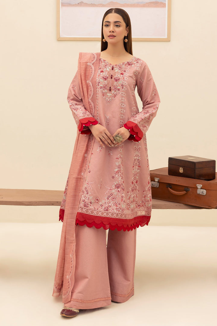 2475A - Casual Embroidered Suit - Zarqun Premium