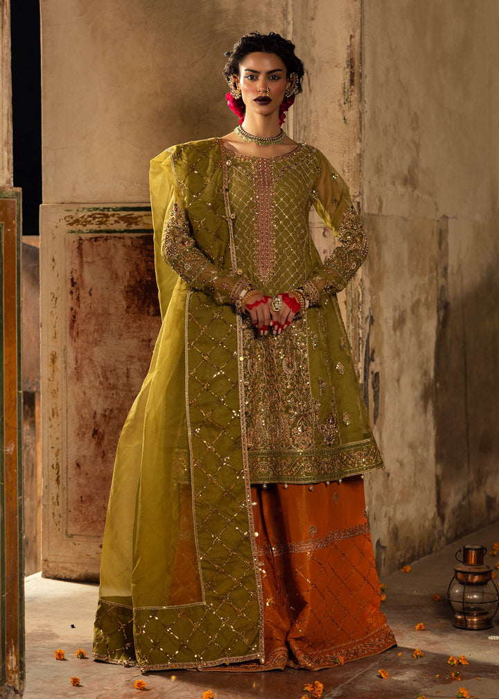 2504A - Embroidered Formal Dress - Zarqun Premium