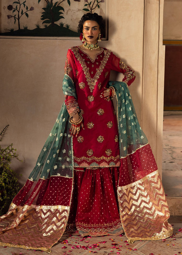 2505A - Embroidered Formal Dress - Zarqun Premium