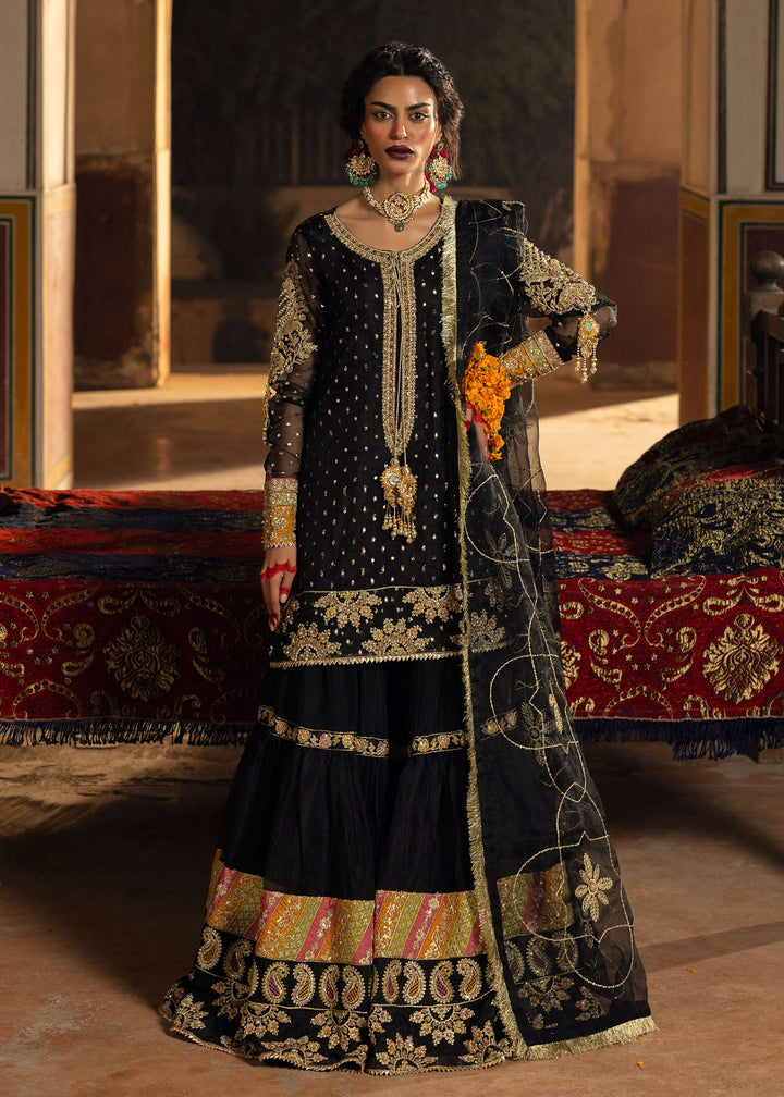 2502B - Embroidered Formal Dress - Zarqun Premium